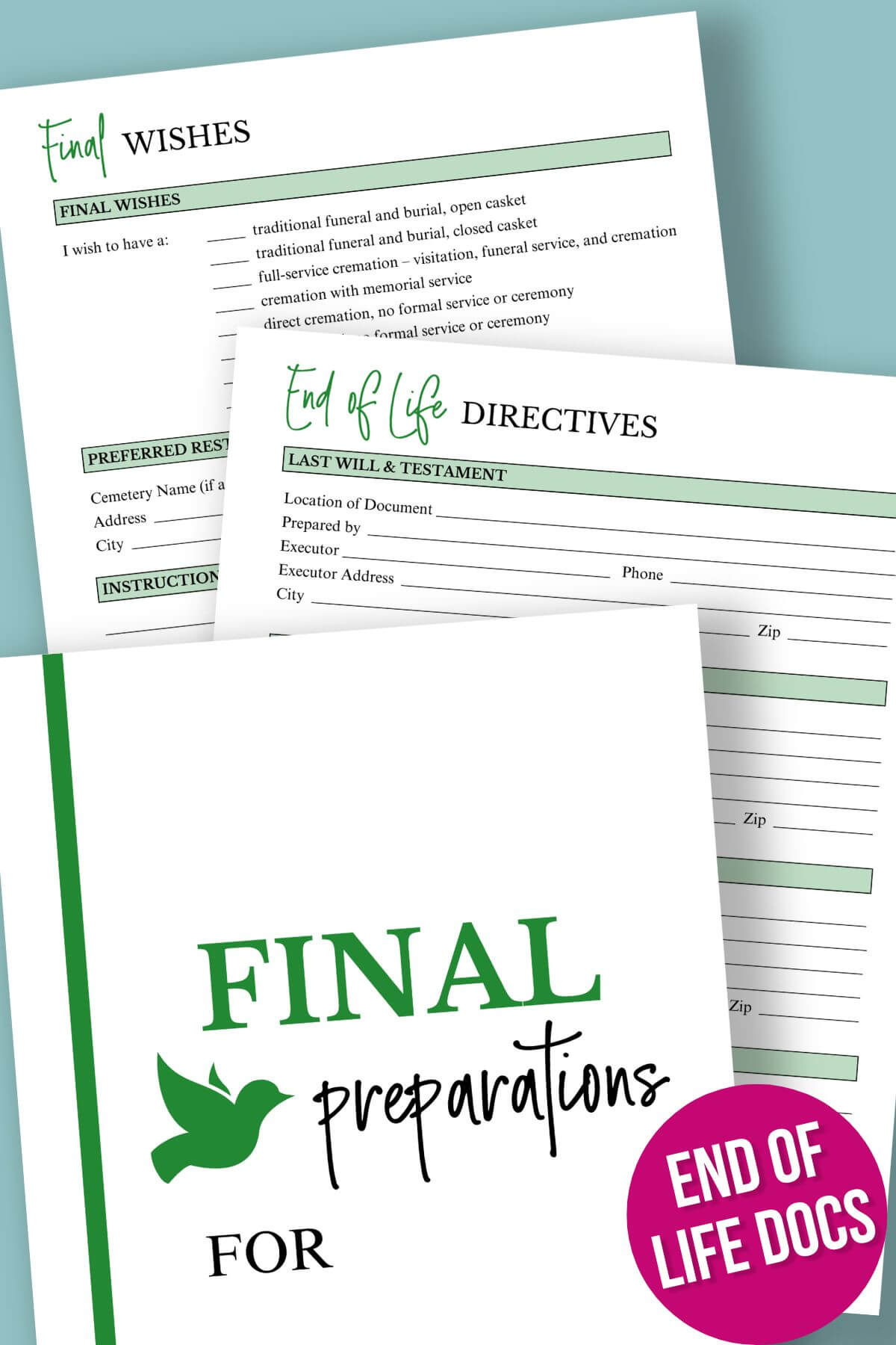 I Made This Emergency Binder After I Almost Died - You Need One Too! pertaining to In The Event Of My Death Free Printables