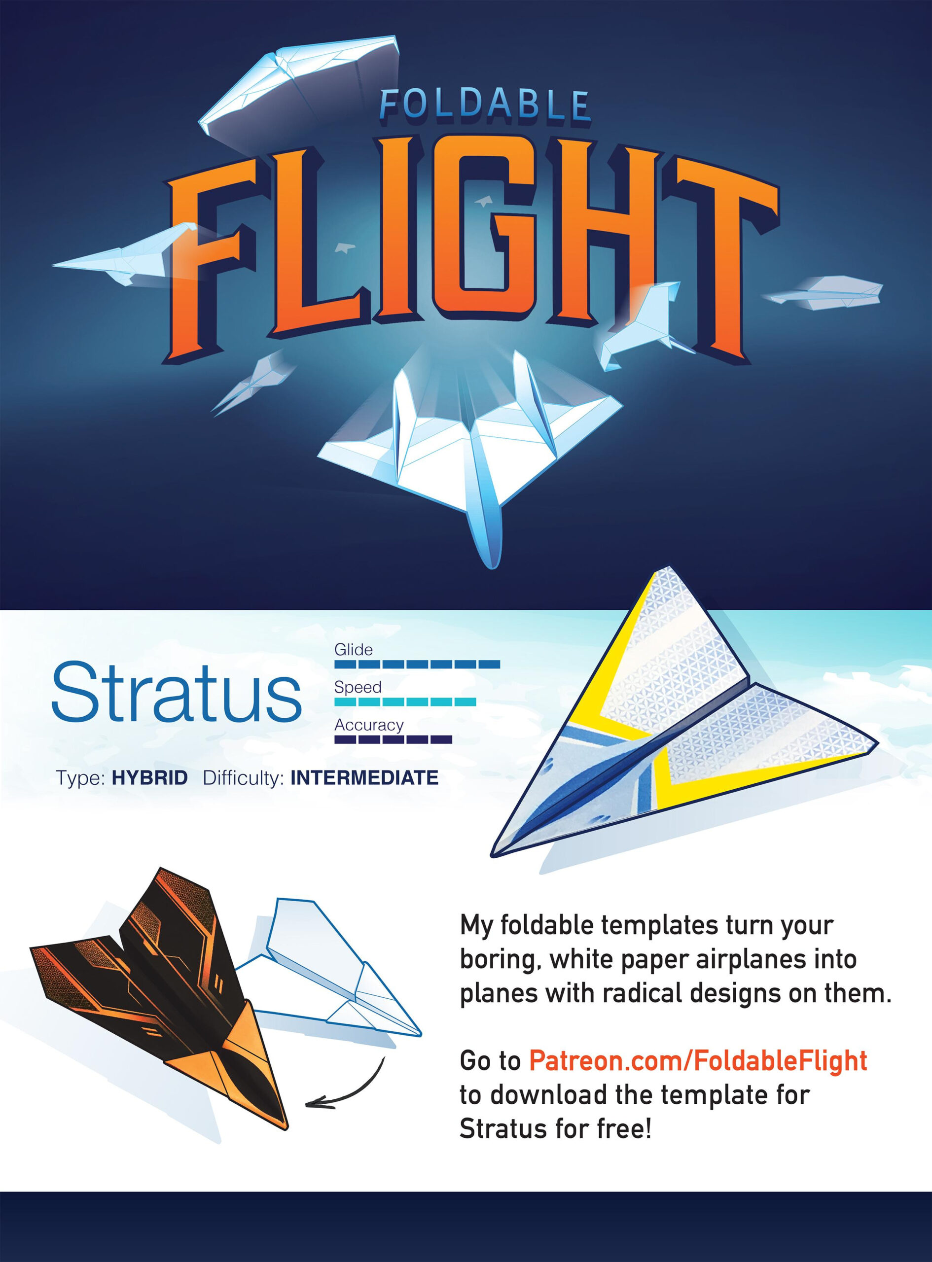 Incredible Paper Airplanes With Printable Templates From Foldable regarding Foldable Flight Templates Free Download