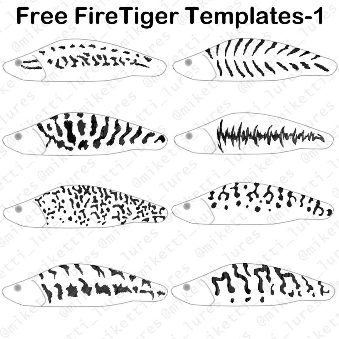 Instagram | Fishing Lures, Homemade Fishing Lures, Lure Making with Free Printable Fishing Lure Stencils