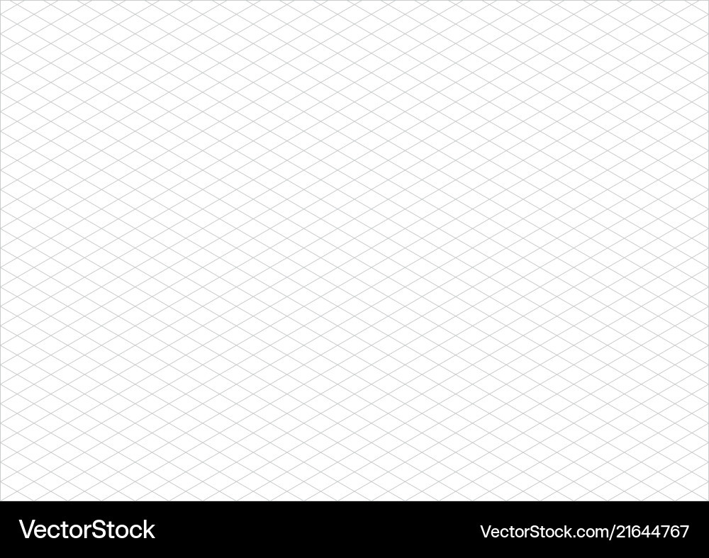 Isometric Grid Paper A3 Landscape Royalty Free Vector Image with regard to Free Printable A3 Isometric Paper