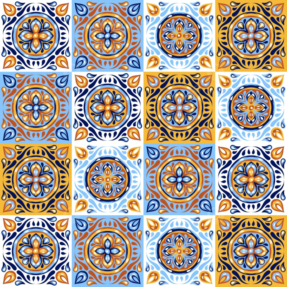 Italian Ceramic Tile Pattern Background, Wallpaper, Print, Pattern in Free Printable Patterns of Italy