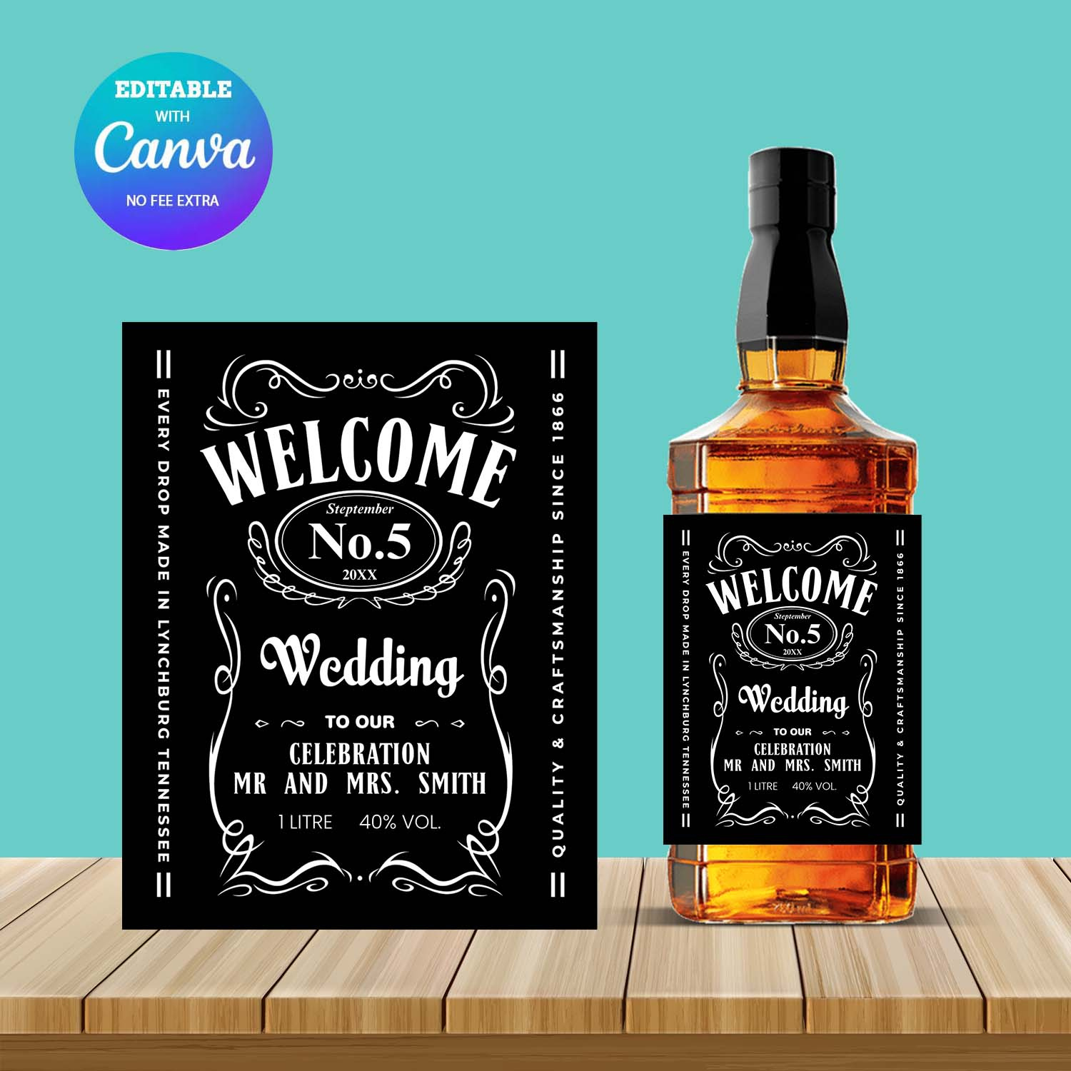 Jack Daniel&amp;#039;S Bottle Label Template in Free Printable Jack Daniels Label