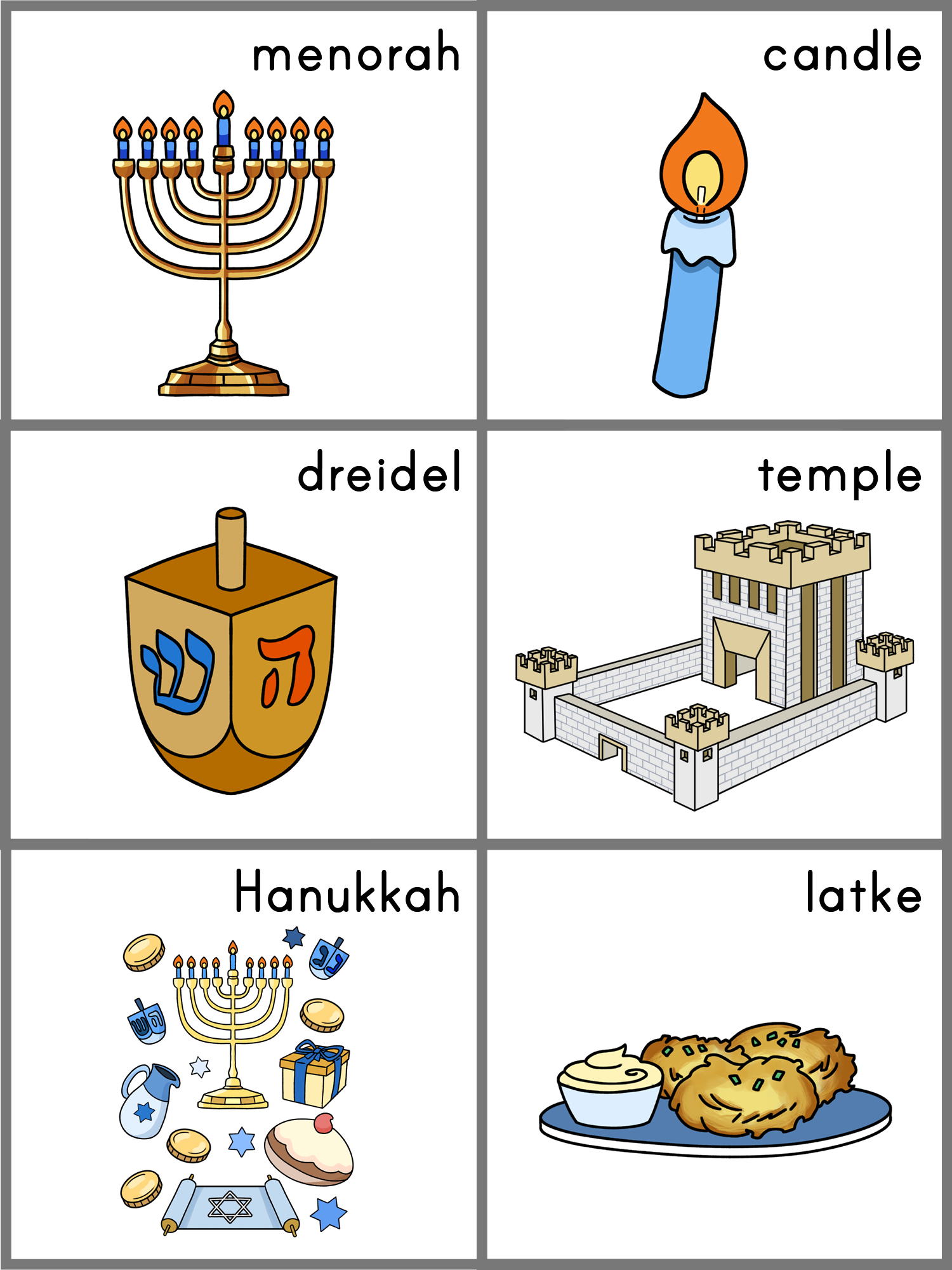 Jewish Hanukkah Crafts regarding Dltk Free Printables