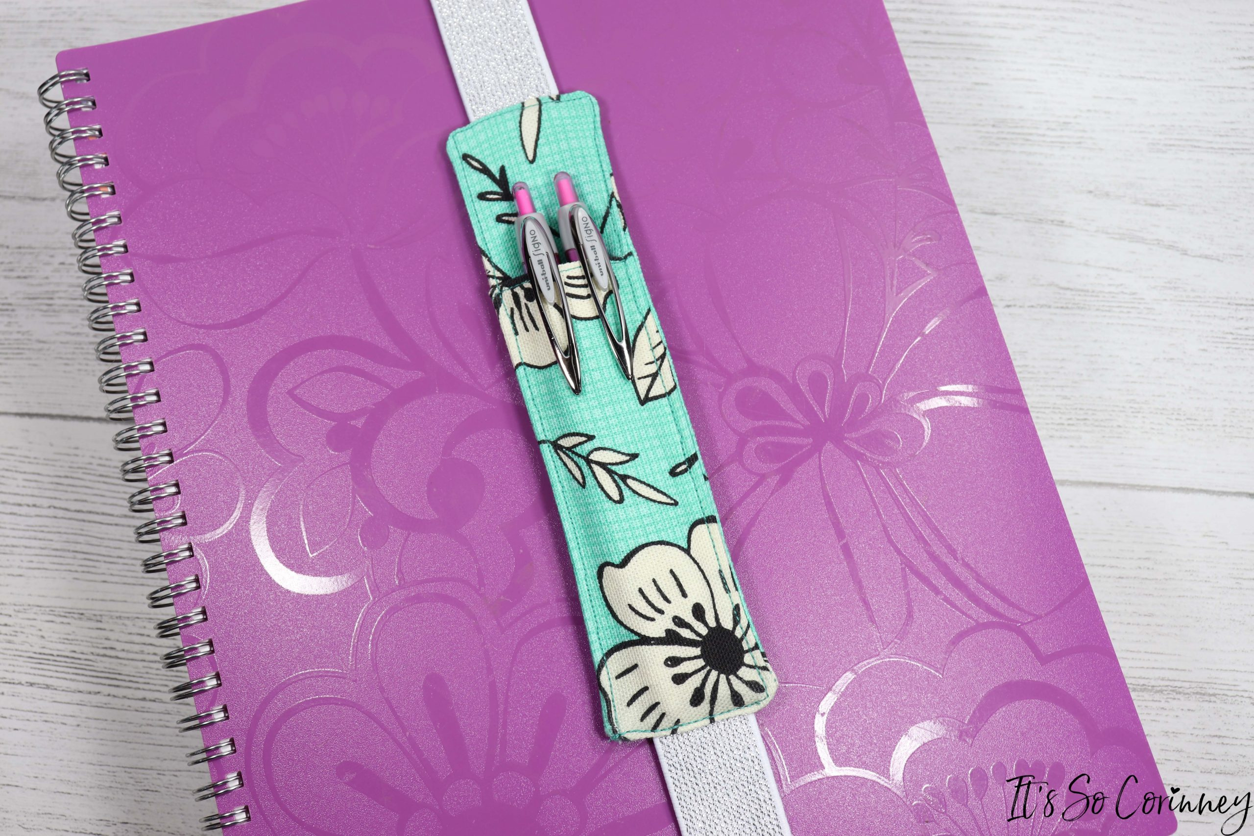 Journal Pen Holder Sewing Tutorial - It'S So Corinney in Free Printable Lanyard Pen Holder Pattern