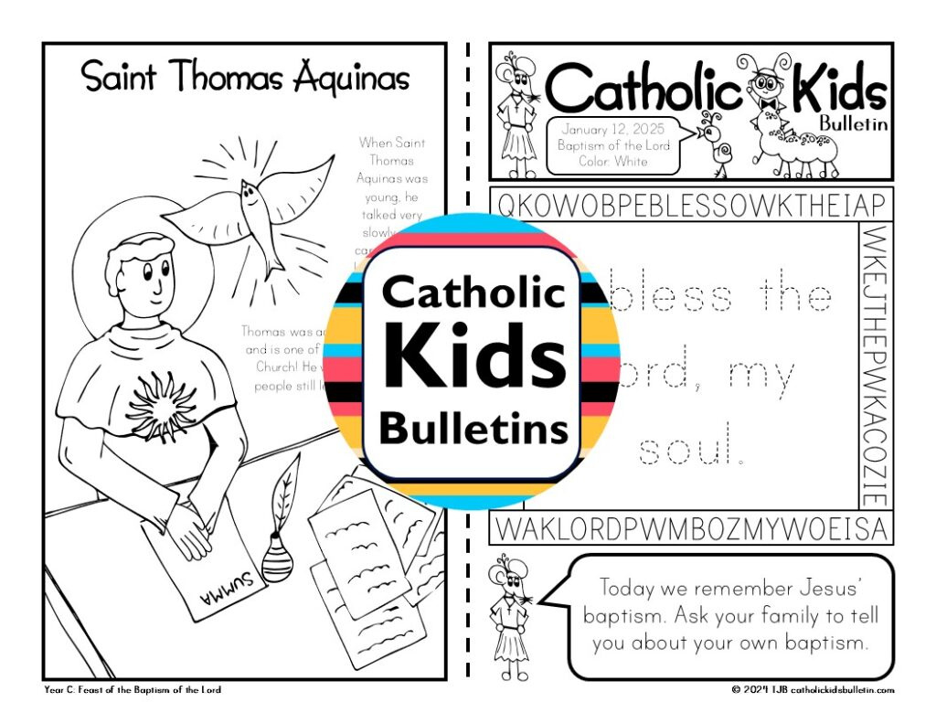 Kids Can Learn At Mass With Free Bulletins - Catholic Kids Bulletin pertaining to Free Printable Childrens Church Bulletins