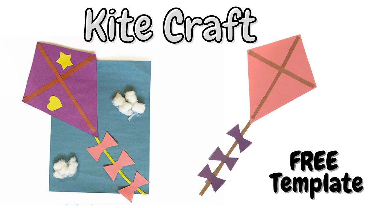 Kite Craft (Free Template) in Free Kite Printables