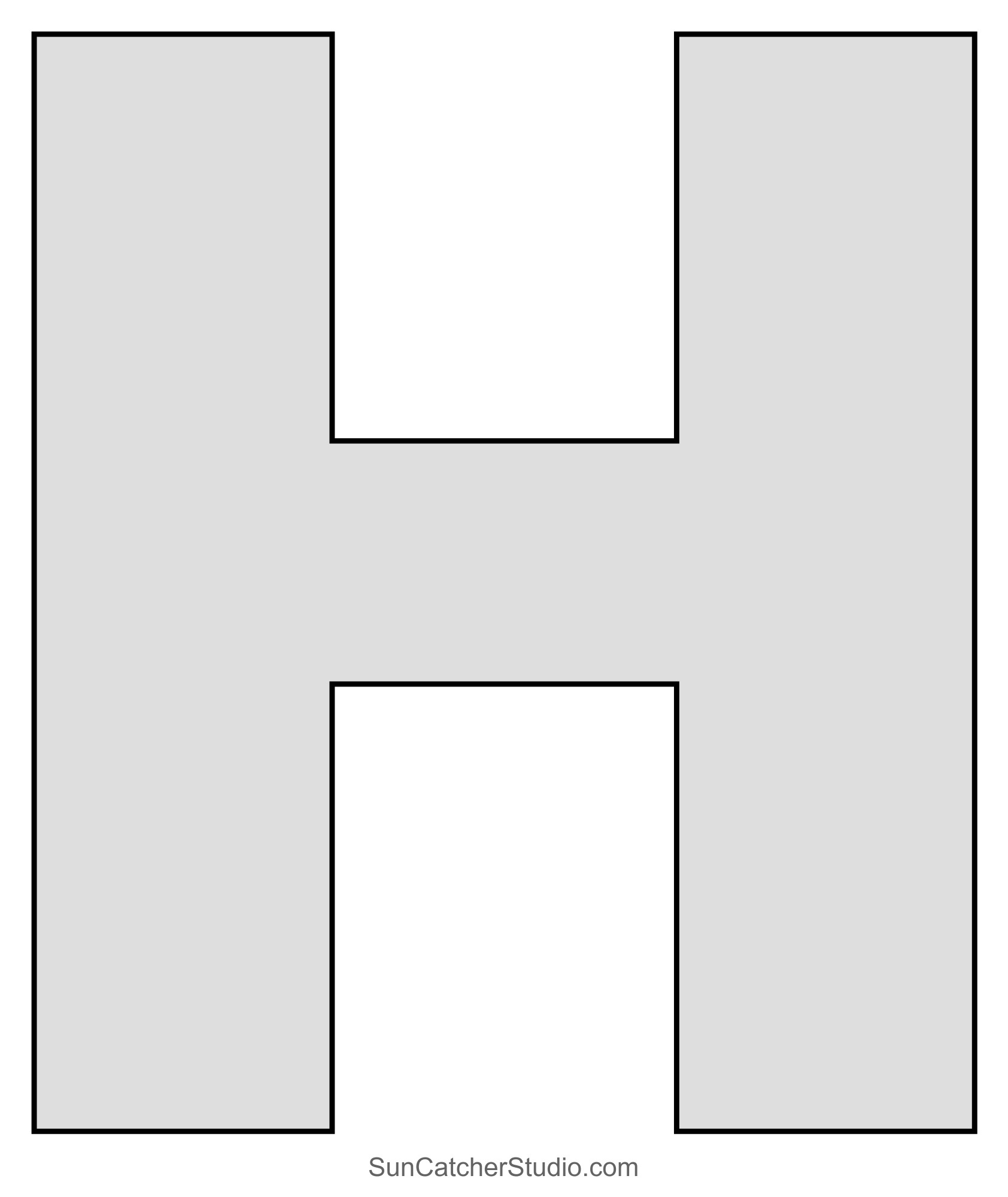 Large Letter Stencils (Printable Alphabet Lettering Font) – Free with regard to Big Letter Stencils Free Printable