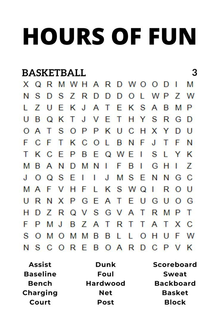 Large Print Sports Word Search Puzzle Book: Baseball, Football for Free Large Printable Word Searches