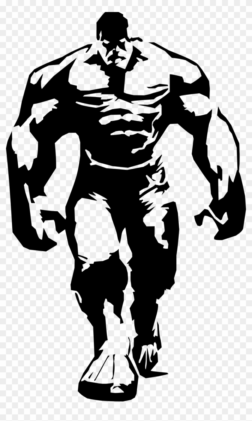 Layered Stencil Templates - Hulk Stencil - Free Transparent Png throughout Free Multi Layer Stencil Templates
