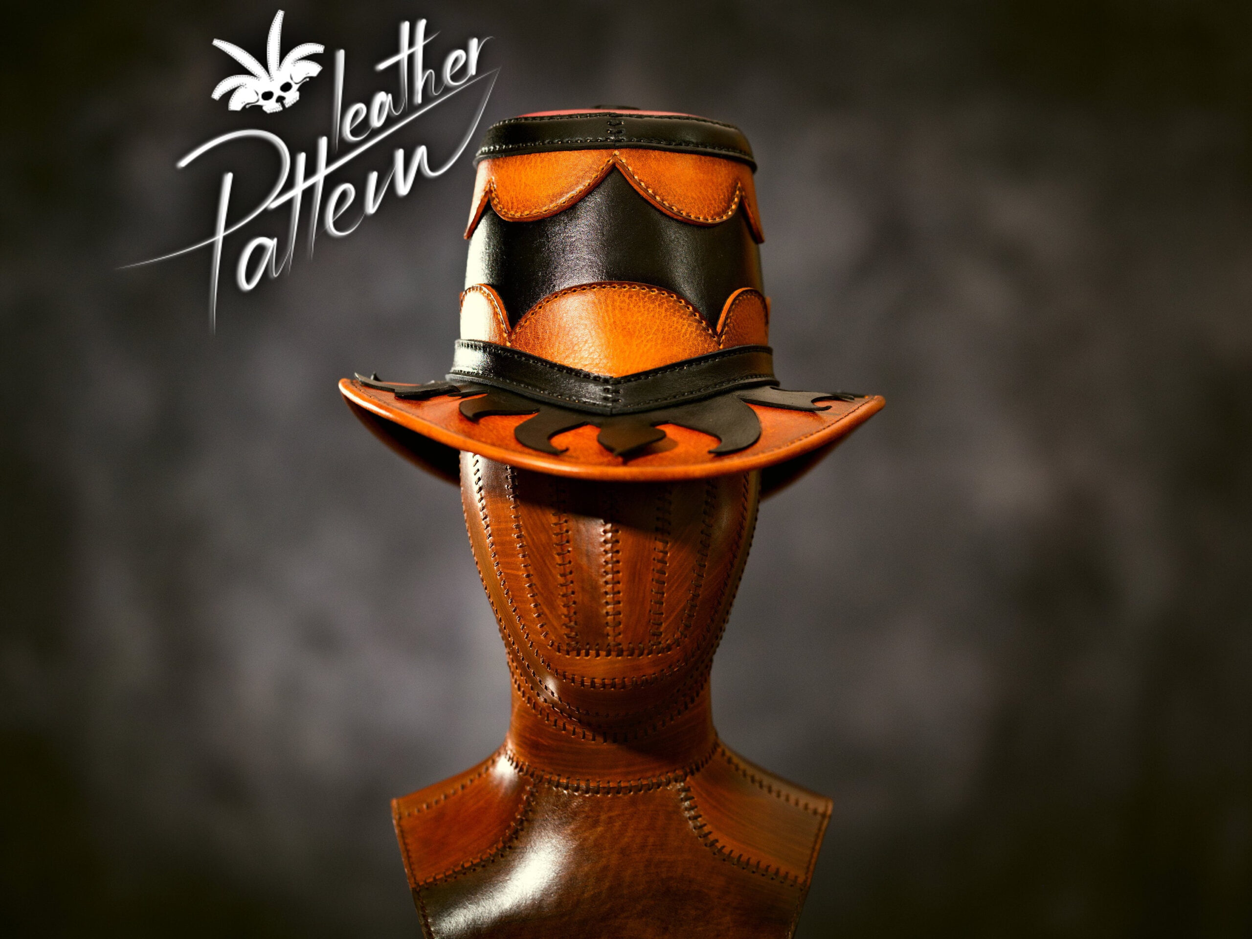 Leather Hat Pattern Pdf - The Vampire Lord Hat -Leatherhubpatterns inside Printable Leather Hat Pattern