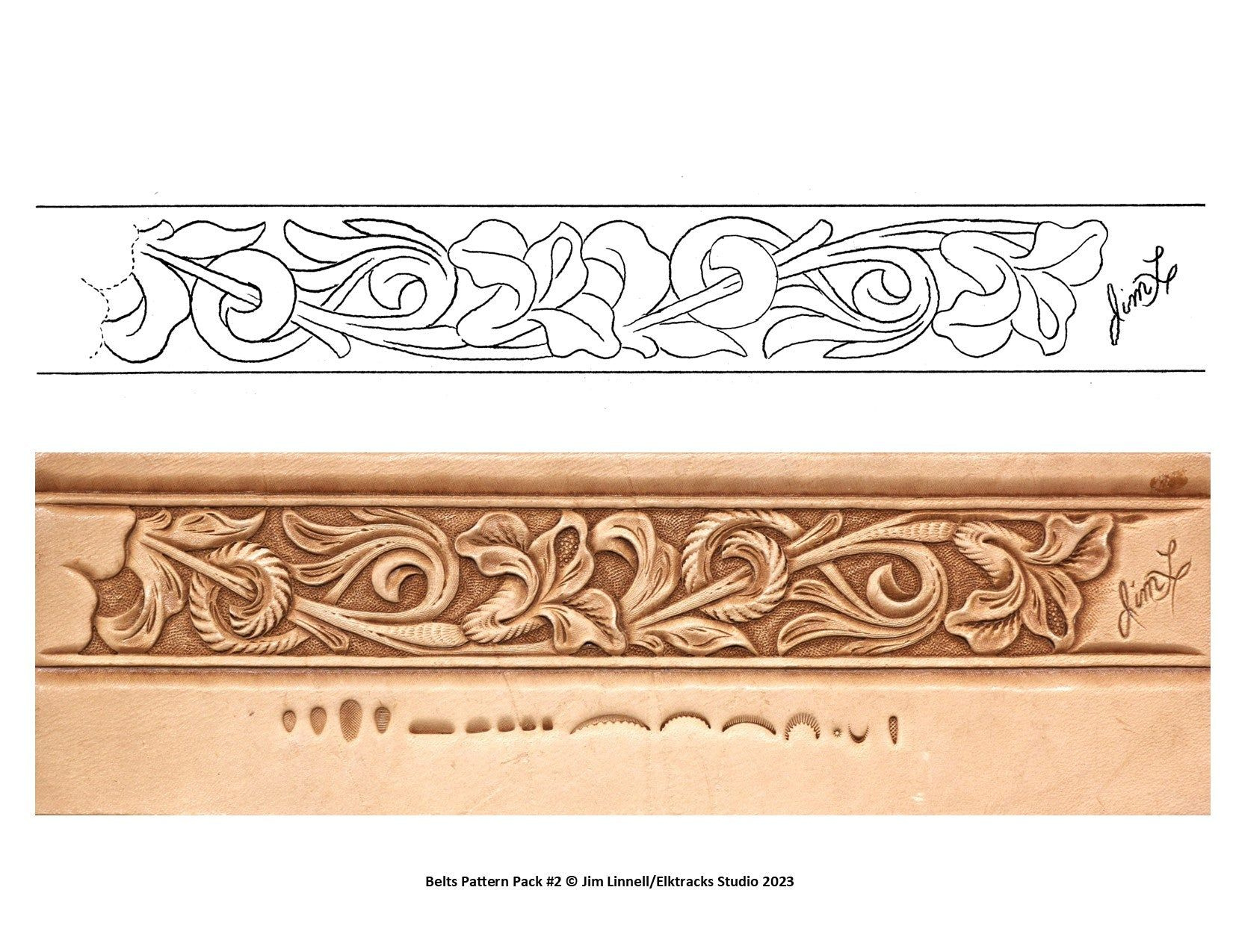 Leather Tooling Belt Patterns - Shop On Pinterest with Downloadable Printable Leather Tooling Patterns