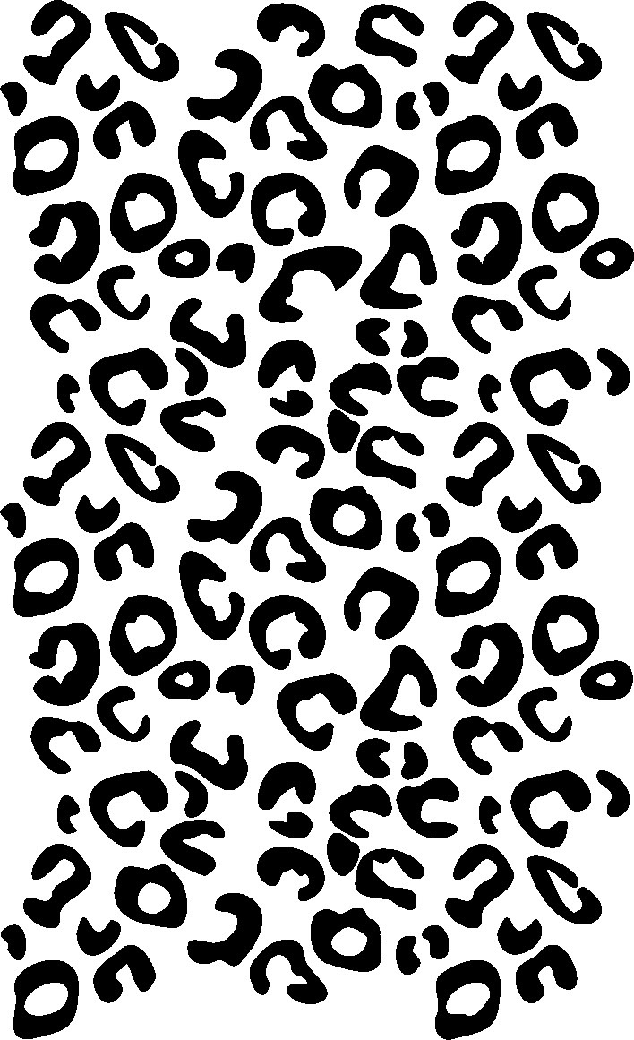 Leopard Print Stencil Template inside Free Printable Cheetah Print Stencils