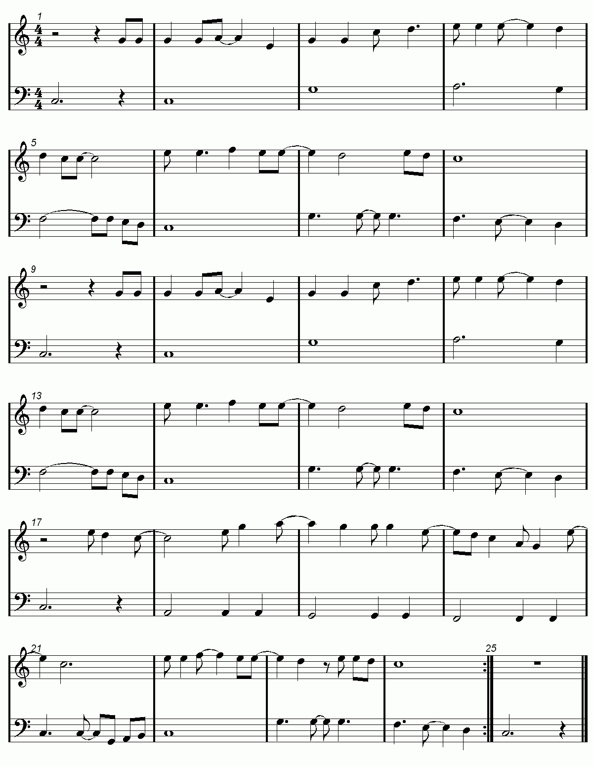 Let It Be Easy Piano Sheet Music | Easy Music for Free Printable Beginner Piano Sheet Music