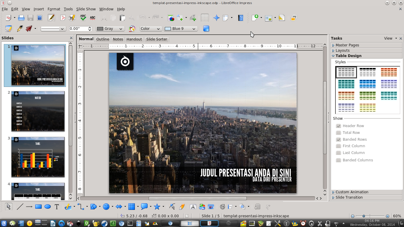 Libreoffice Impress Presentation Templateademalsasa On Deviantart intended for Libreoffice Presentation Templates Free Download