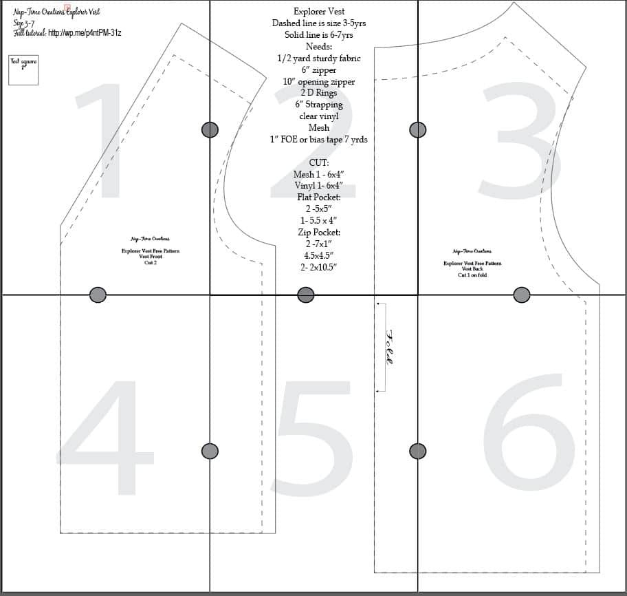 Little Explorers Vest Free Pattern {Boys And Girls!} - Life Sew Savory within Free Printable Vest Pattern