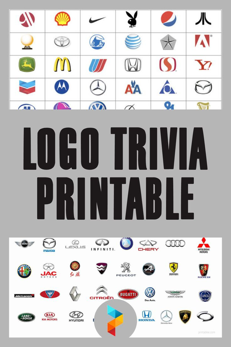 Logo Trivia - 10 Free Pdf Printables | Printablee with regard to Free Printable Guess The Logo Game