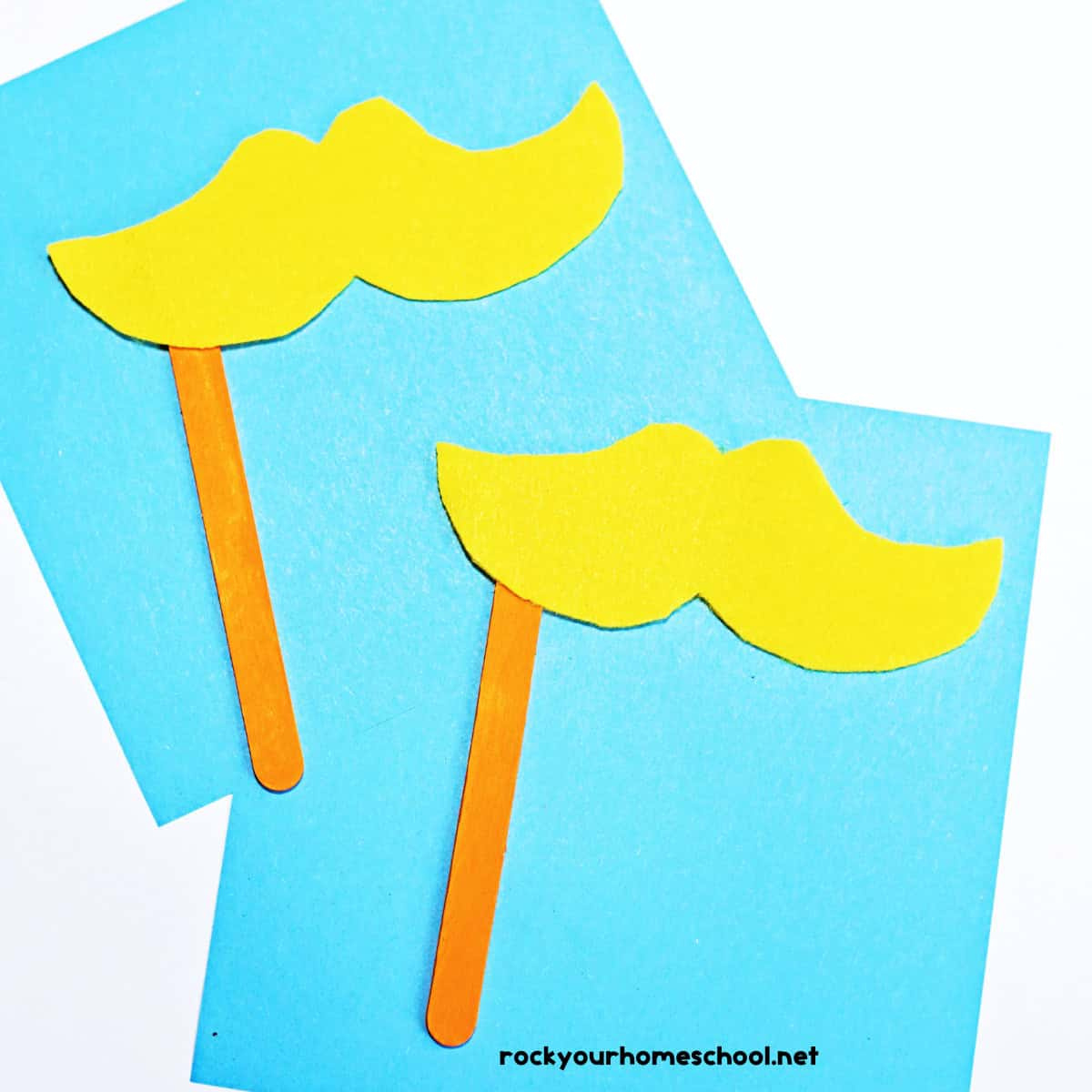 Lorax Mustache Craft: How To Make And Free Template- Rock Your inside Free Mustache Template