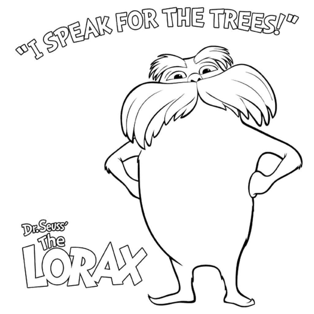 Lorax Printables Free inside Free Lorax Printables