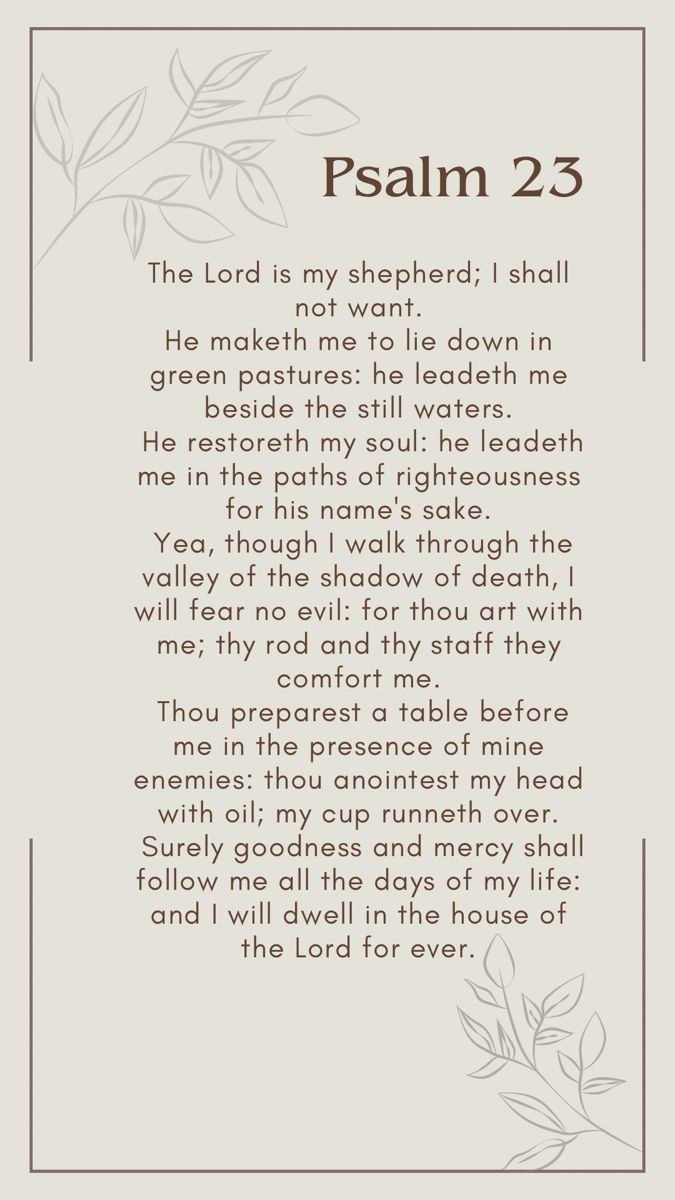 Lord Is My Shepherd pertaining to The Lord Is My Shepherd Free Printable