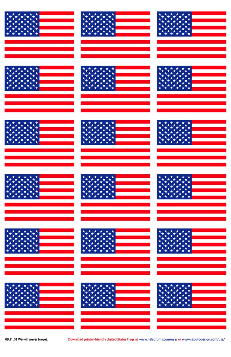 Made In Usa #1768005 inside Free Printable Printable American Flag