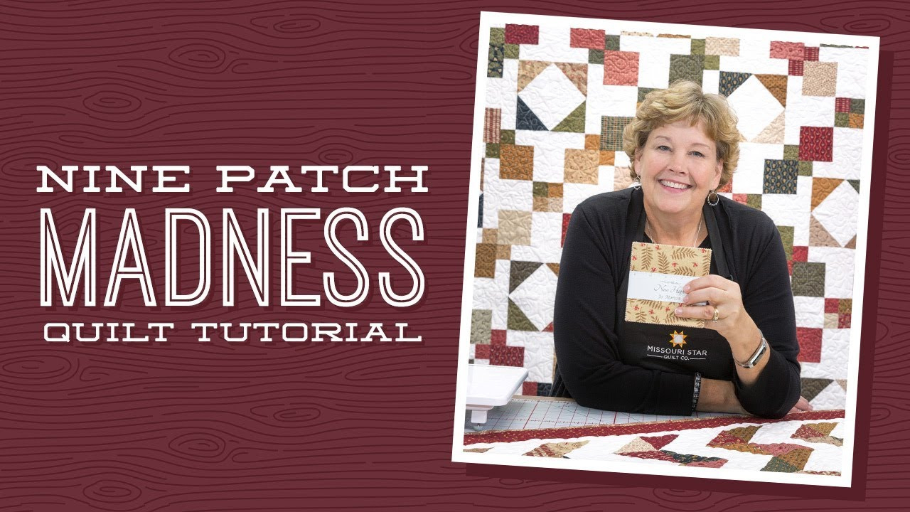 Make A 9 Patch Madness Quilt With Jenny! pertaining to Free Printable Disappearing Nine Patch Pattern By Jenny Doan Tutorials