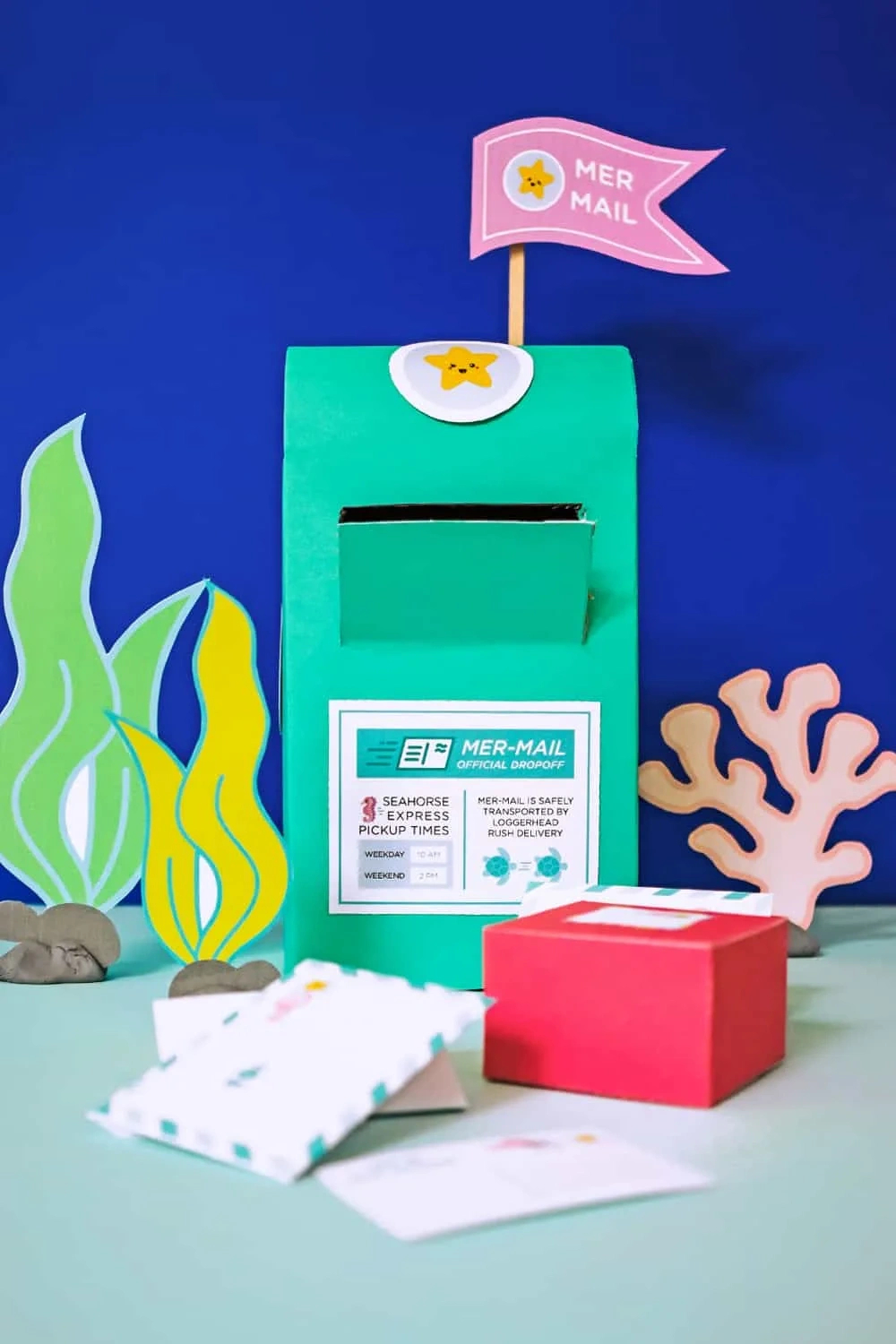 Make A Mini Mermaid Mailbox And Mer-Mail - Hello, Wonderful pertaining to The Mailbox Companion Free Printables
