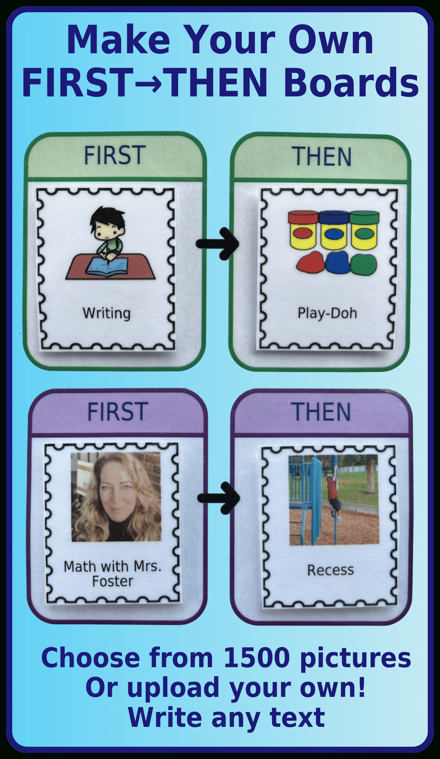Make Your Own First-Then Boards – The Trip Clip Blog for First Then Board Free Printable