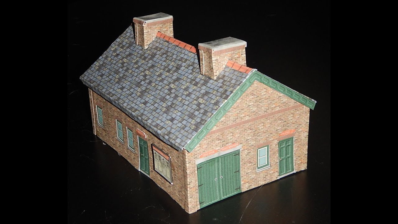 Make Your Own Free Model Engineering Shed Offices Ho Scale. for Ho Scale Printable Buildings Free