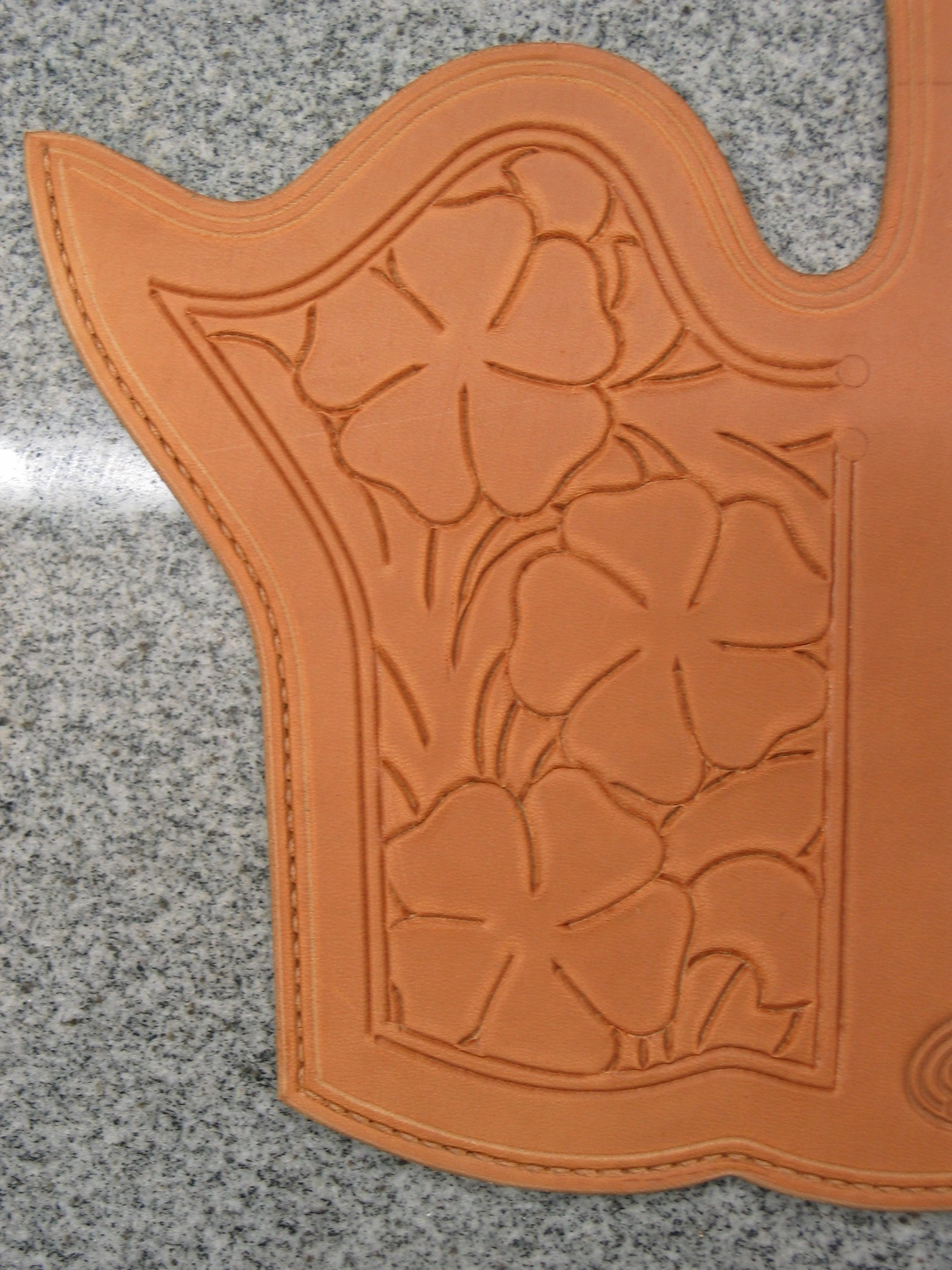 Making &amp;quot;Hand Of God&amp;quot; Rig And Pattern intended for Free Printable Leather Holster Patterns For Revolvers