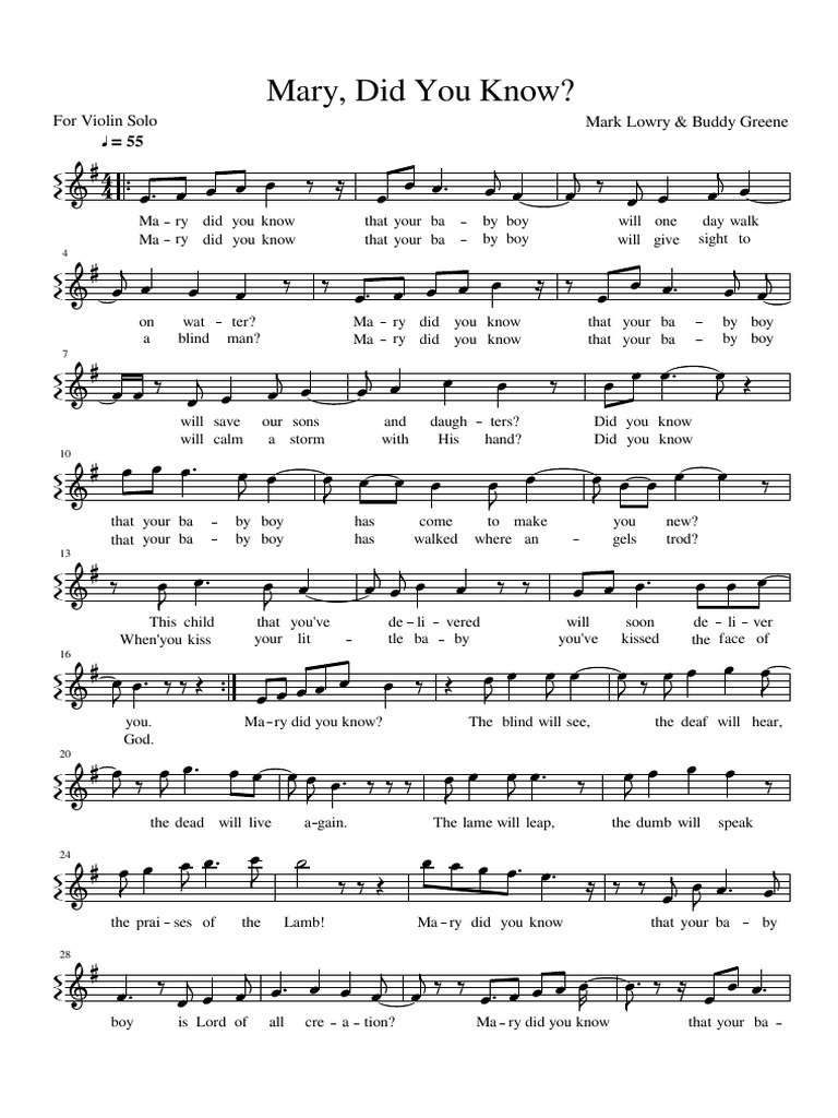Mary Did You Know | Pdf | Canonical Gospels | Jesus - Worksheets with Mary Did You Know Free Printable Sheet Music