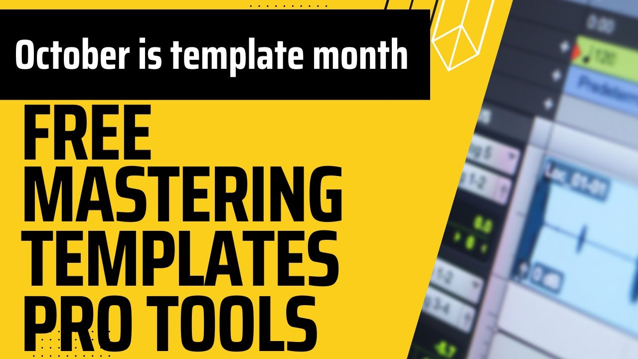 Mastering Templates In Pro Tools Using Stock And Waves Plugins throughout Free Pro Tools Templates