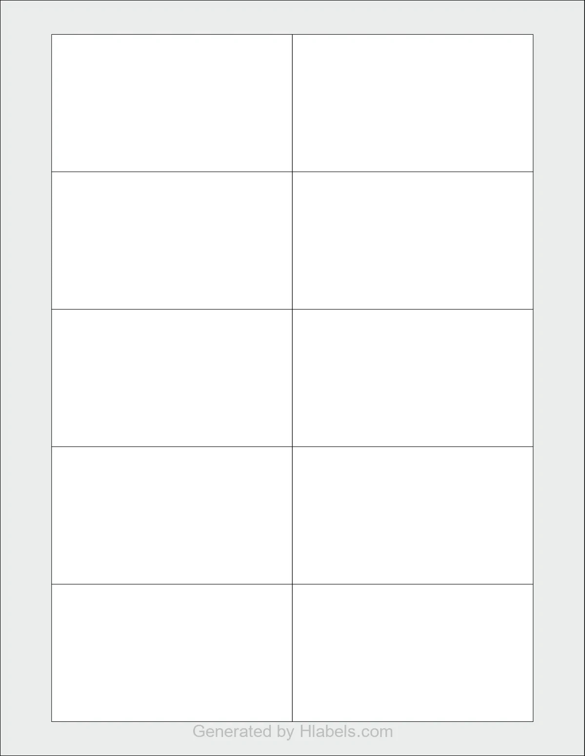 Maxgear® Template-8871 Label Template | Print Online Instantly in Avery 8871 Free Template