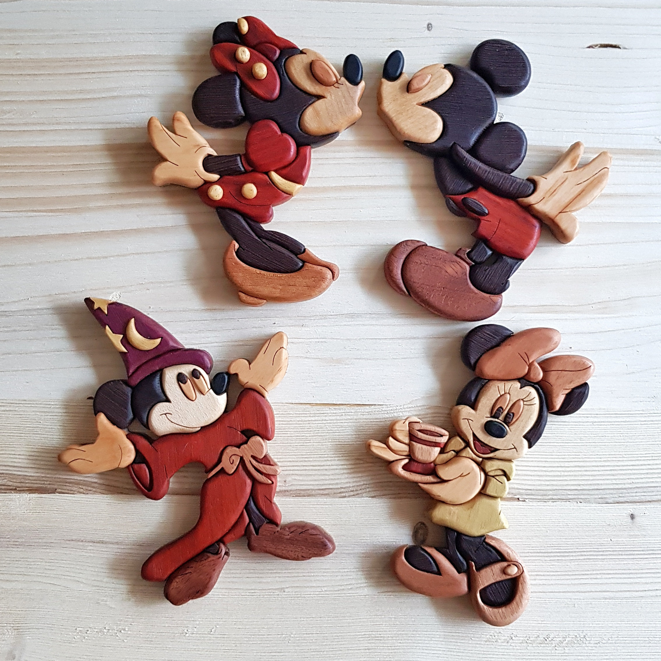 Mickey Minnie Intarsia Pattern Scroll Saw Pattern Pattern Only with regard to Disney Scroll Saw Printable Patterns