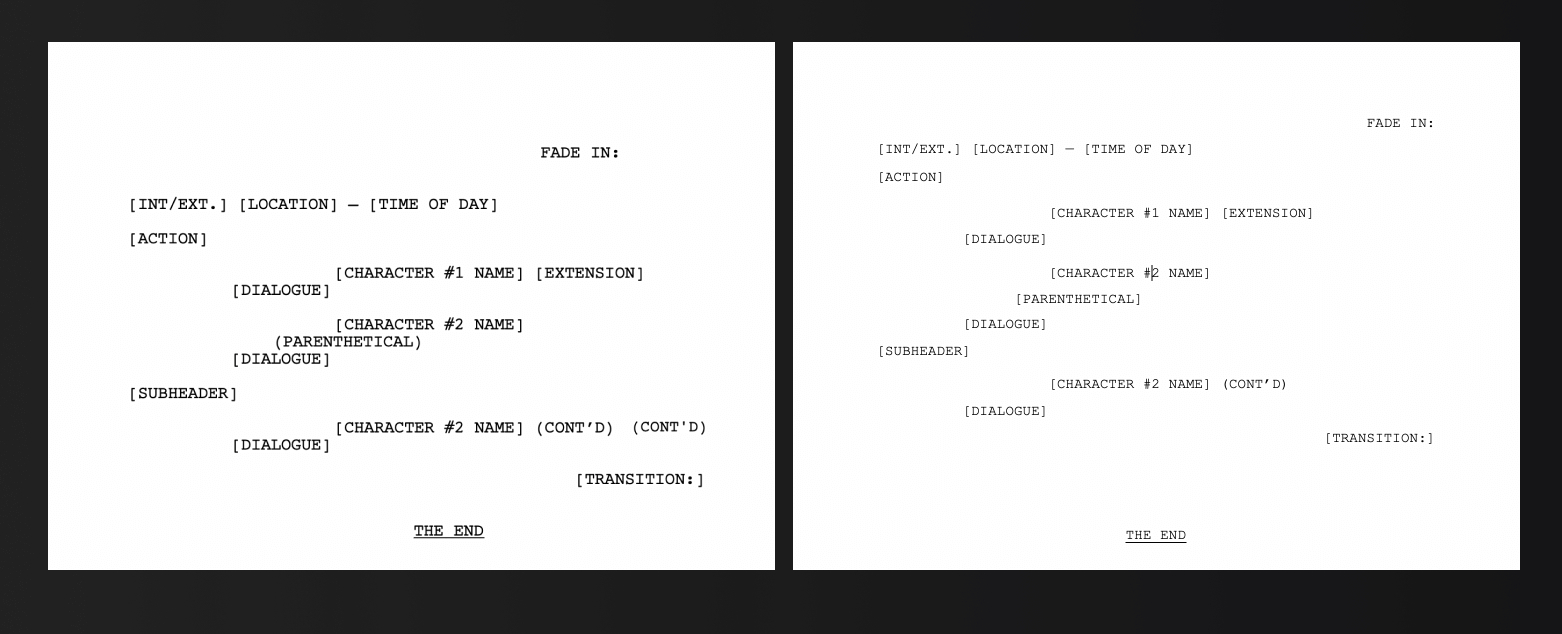 Microsoft Word Screenplay Template — Studiobinder in Free Screenplay Template