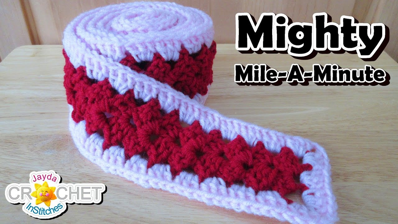 Mighty Mile-A-Minute Crochet Calendar Blanket - January 2021 - Split Shell Stitch in Free Printable Mile a Minute Crochet Patterns