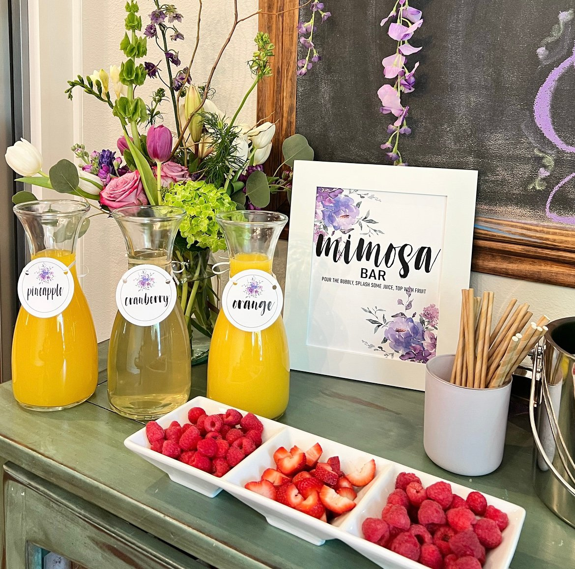 Mimosa Bar Printables within Free Printable Mimosa Bar