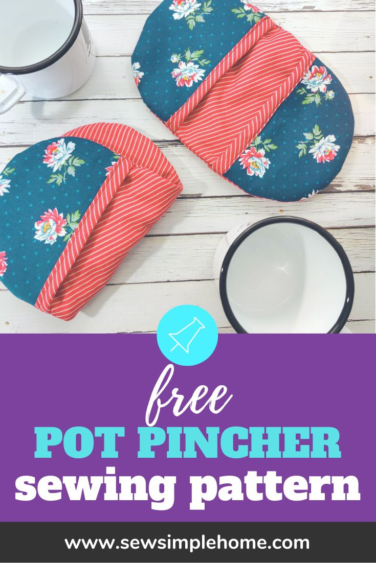 Mini Pot Pincher Oven Mitt Pattern | Sew Simple Home intended for Free Finger Thumb Pot Holder Printable Sewing Pattern