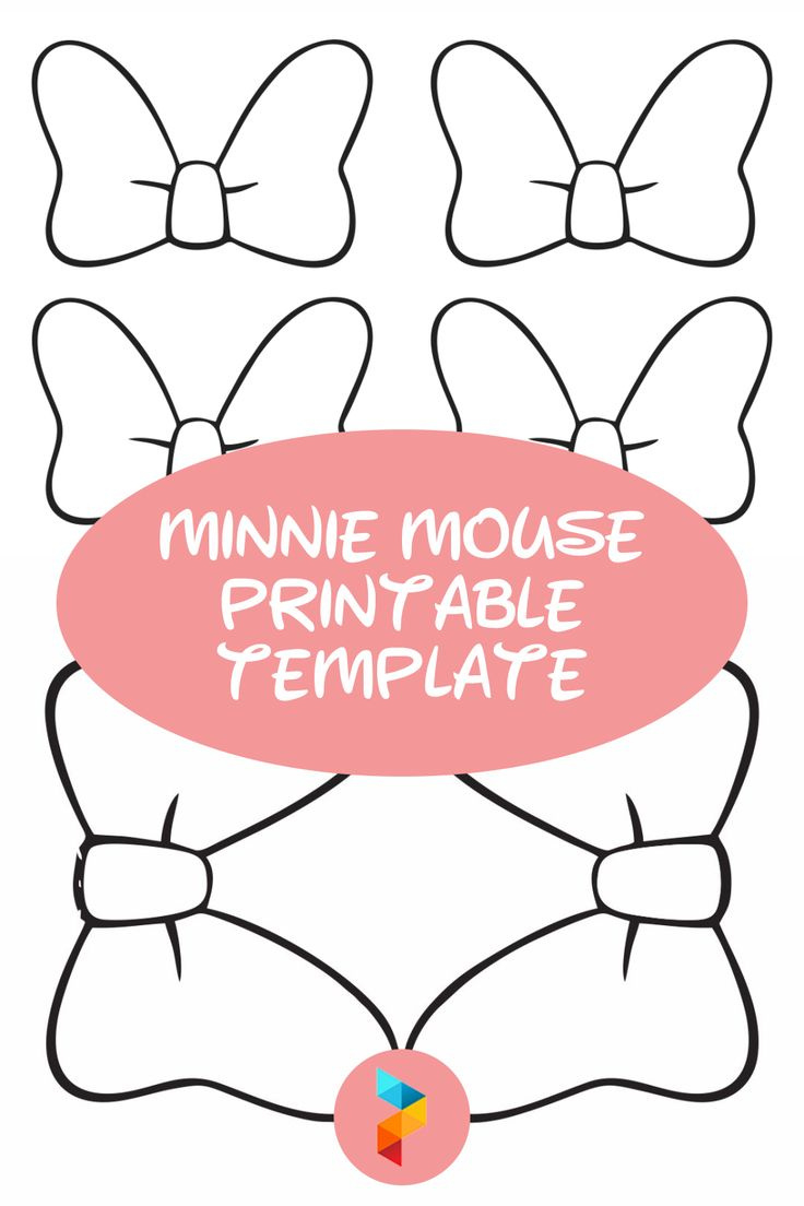 Minnie Mouse Template - 15 Free Pdf Printables | Printablee in Free Printable Minnie Mouse Bow Template
