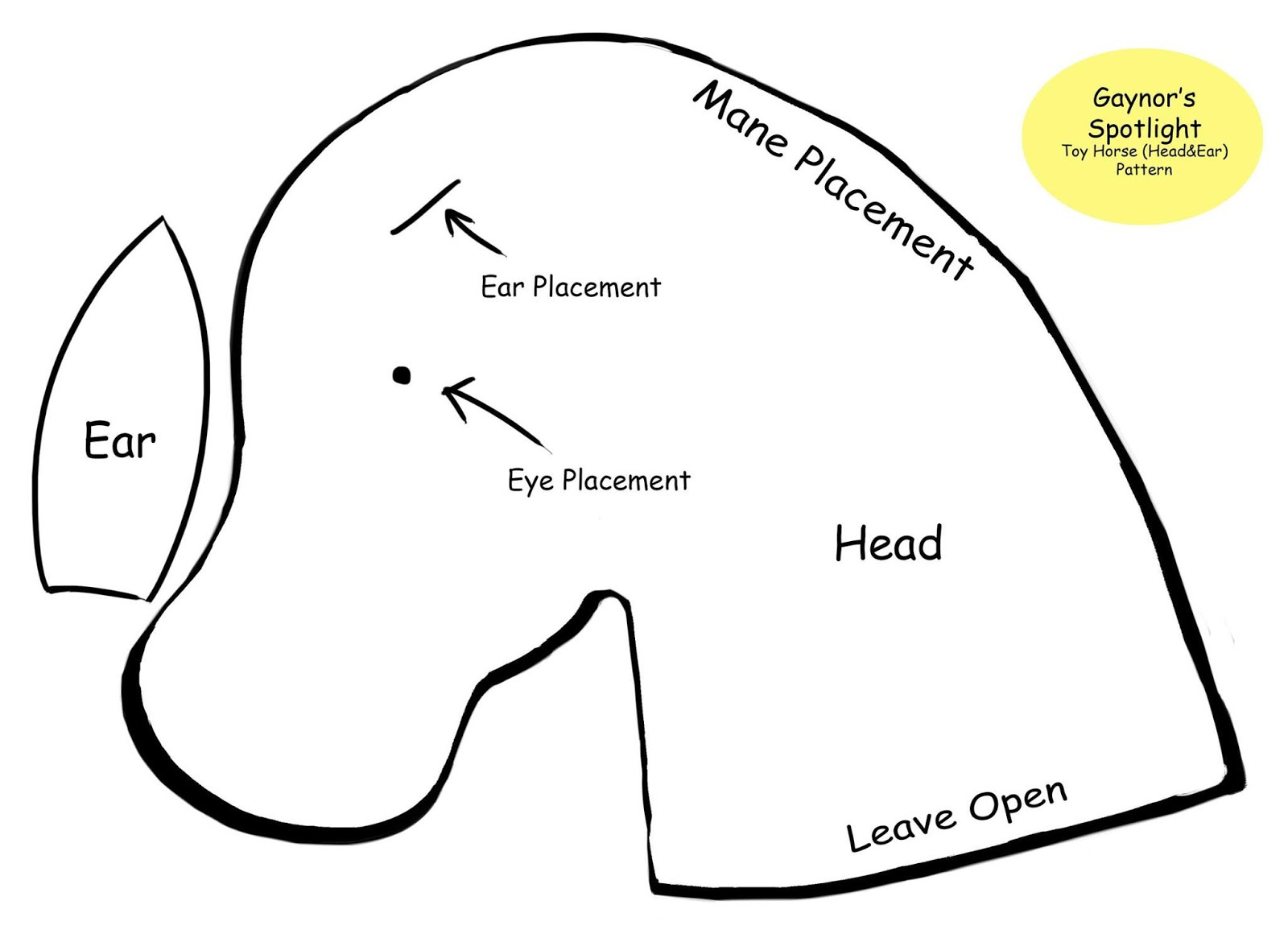 Miss Dixie O&amp;#039;Dare: Hobby Horse Pattern And Tutorial inside Free Printable Stuffed Horse Patterns