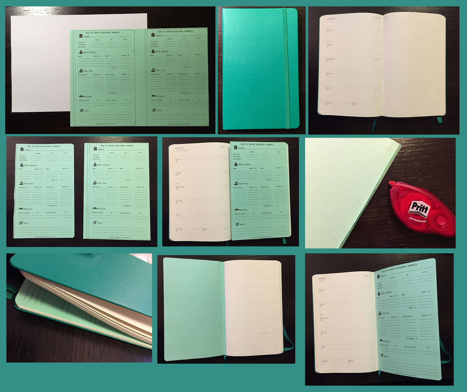 Moleskine 12 Month Weekly Hack For Company Business Needs throughout Moleskine Com Templates Free Contents