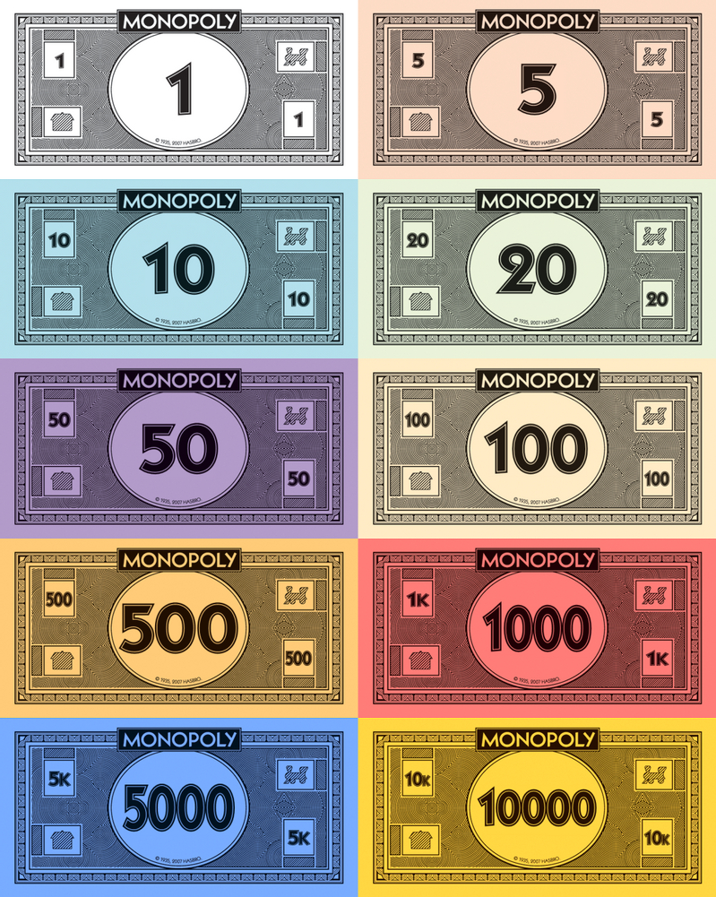 Monopoly Money Printable - Worksheets Library throughout Free Printable Monopoly Money