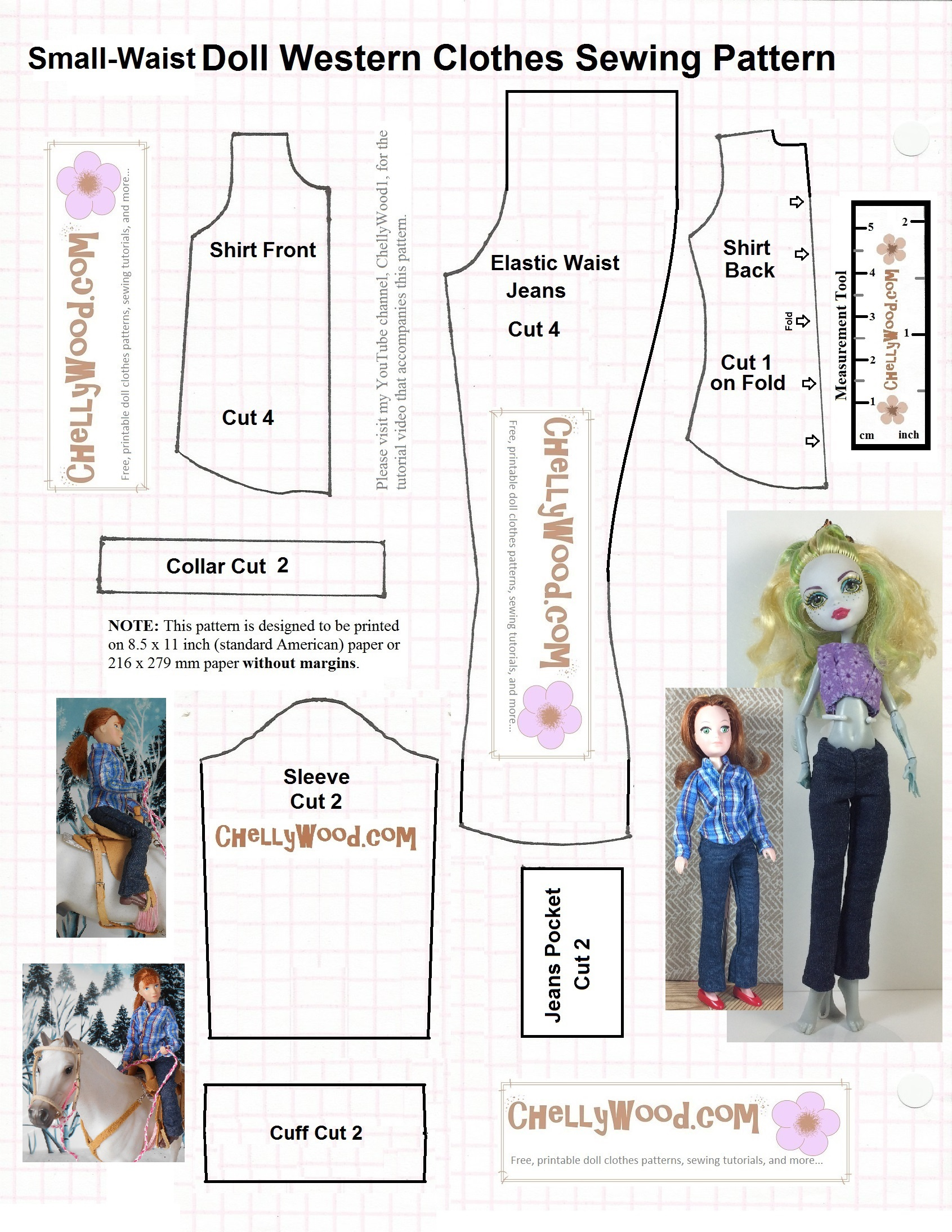 Monster High Doll Clothes Sewing Patterns Are Free @ Chellywood regarding Printable Bjd Doll Clothes Patterns Free