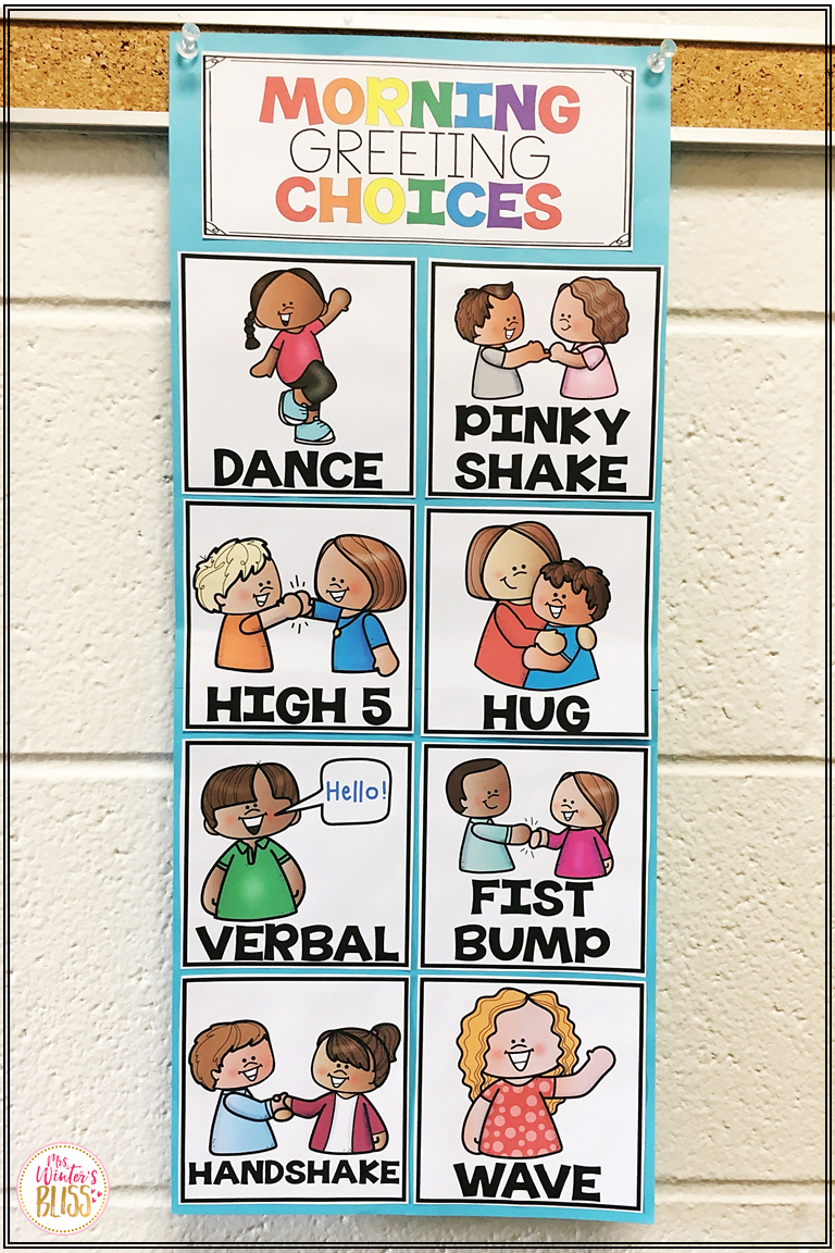 Morning Greeting Choices Free Printable inside Free Printable Morning Greeting Signs