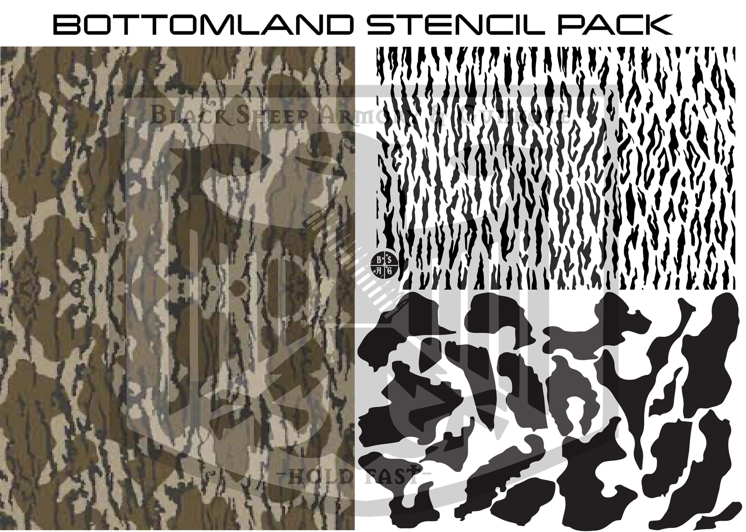 Mossy Oak Stencil - Etsy within Free Printable Mossy Oak Stencils