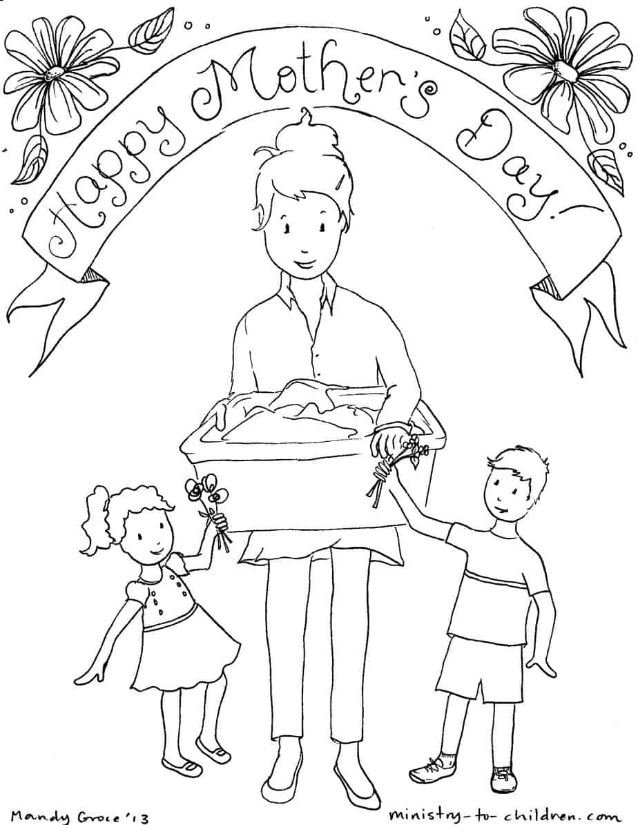 Mother&amp;#039;S Day Coloring Pages | Free Printable Pdf Coloring Book For in Free Christian Mothers Day Printables