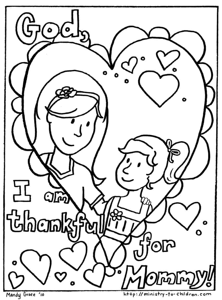 Mother&amp;#039;S Day Coloring Pages | Free Printable Pdf Coloring Book For regarding Free Printable Christian Mothers Day Crafts