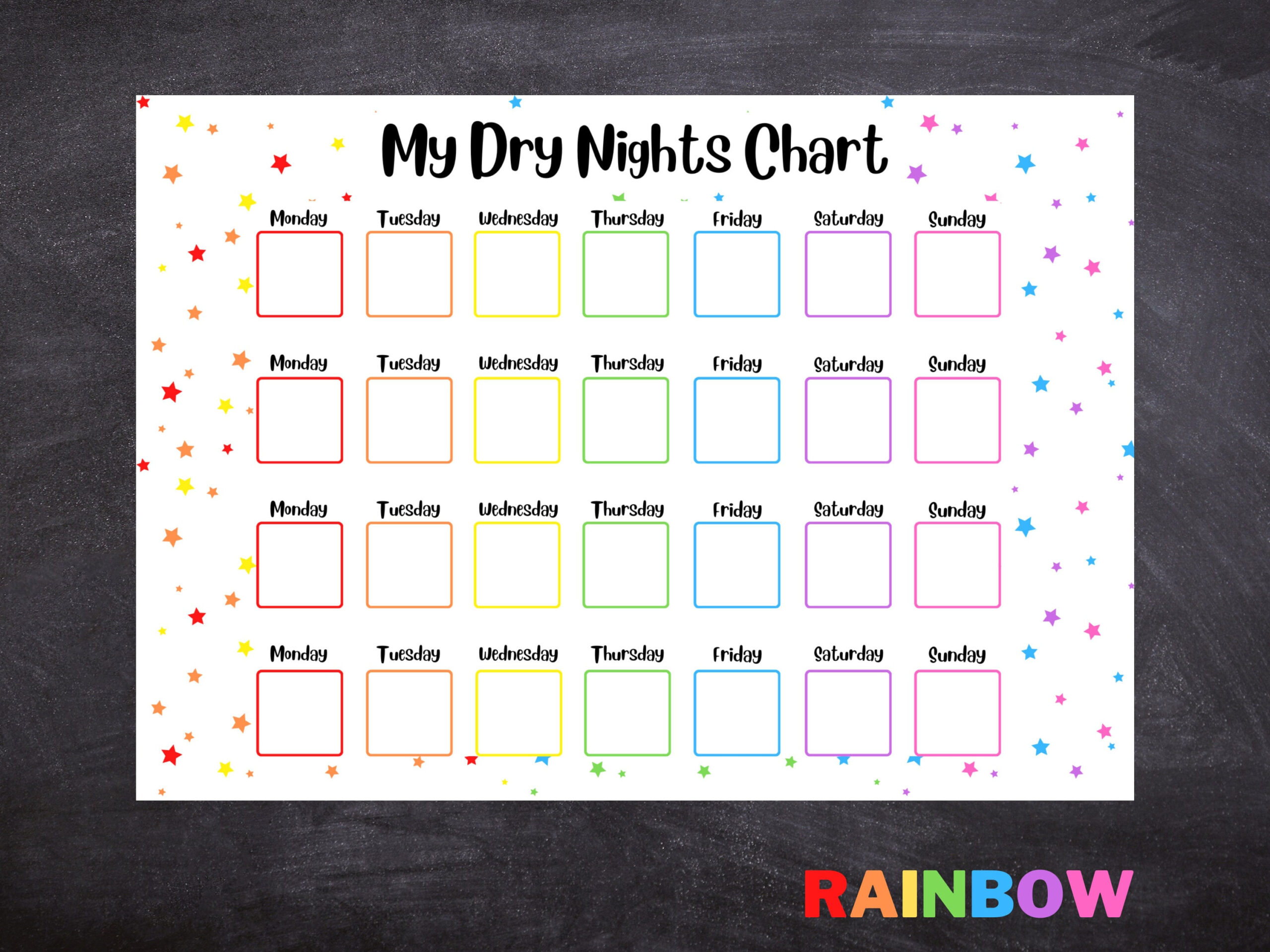 My Dry Nights Reward Chart | Potty Training | Bed Wetting Support inside Free Printable Bedwetting Reward Chart