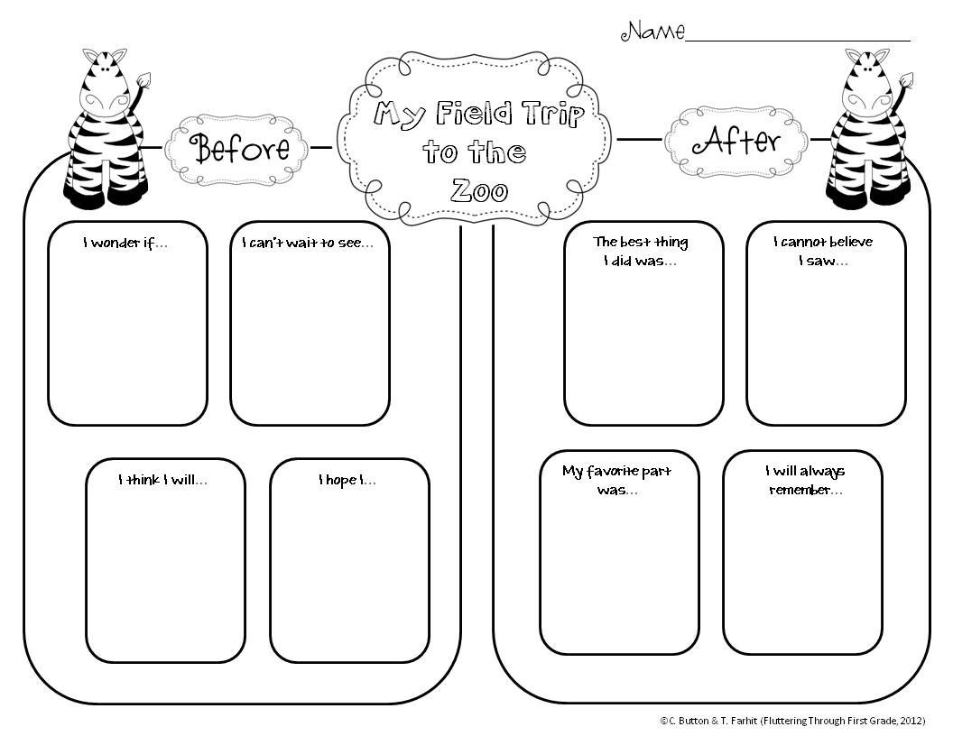 My Trip To The Zoo Worksheet (Teacher Made) - Twinkl - Worksheets throughout Free Zoo Field Trip Printables