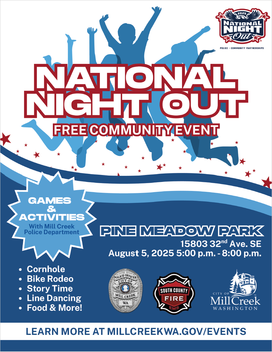 National Night Out | City Of Mill Creek within National Night Out Flyer Template Free