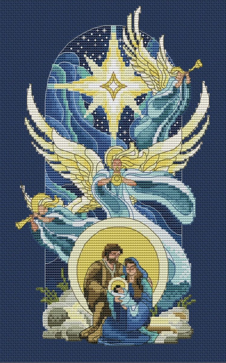 Nativity Cross-Stitching Patterns - Mckenzie Sue Makes pertaining to Free Printable Nativity Counted Cross Stitch Patterns